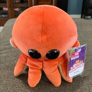 Orange Octopus Plush